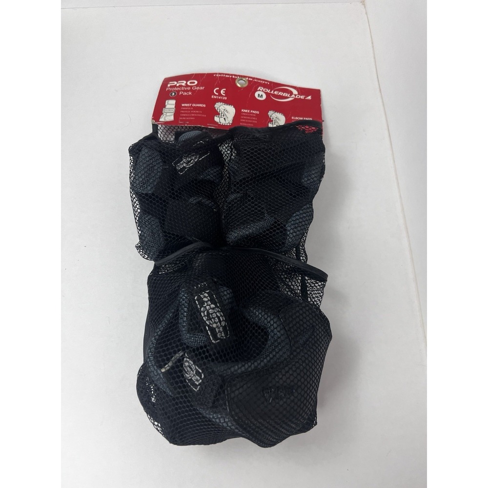 VTG Rollerblade Brand Pro Protective 3Pack Wrist Guards Knee & Elbow Pads MEDIUM